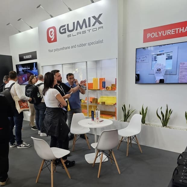 Štand Gumix Elastora na IFAT sajmu u Münchenu s predstavnicima tvrtke